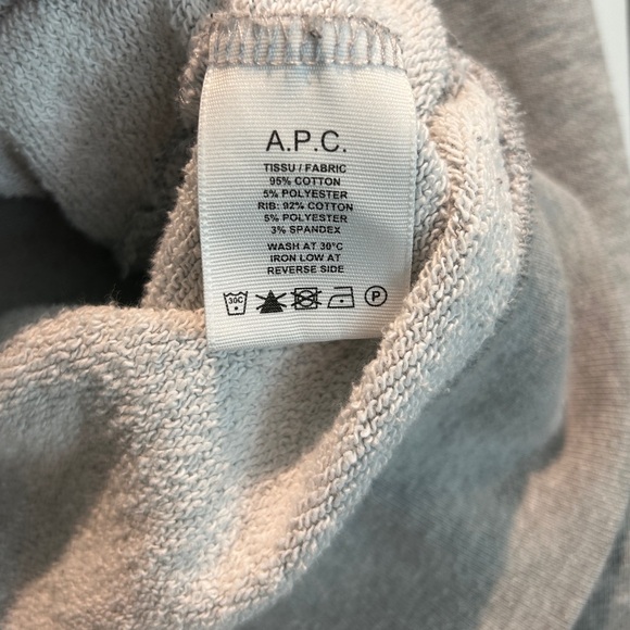 APC us Logo Terry fleece hoodie FINAL PRICE. NO OFFERS - Picture 4 of 4